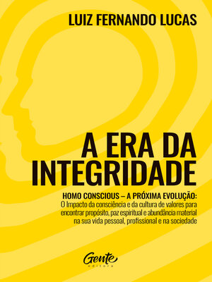 cover image of A era da integridade